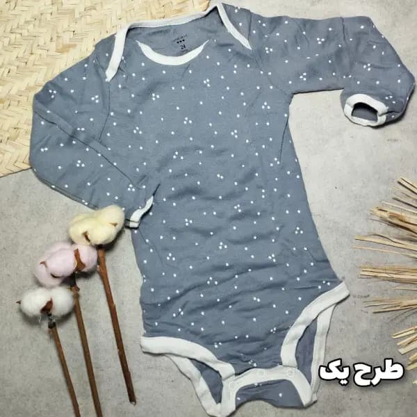 زیر دکمه دار آستین بلند کارترز پسرانه 24-18ماه — تصویر ۳