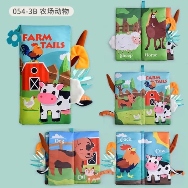 کتاب حمام نوزادی آموزشی طرح farm tiibaby — تصویر ۲