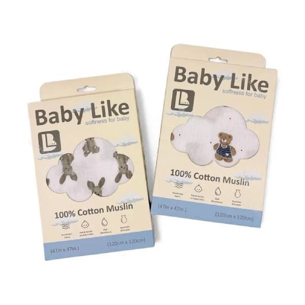 دور پیچ نوزادی موسلین دوکاره baby like