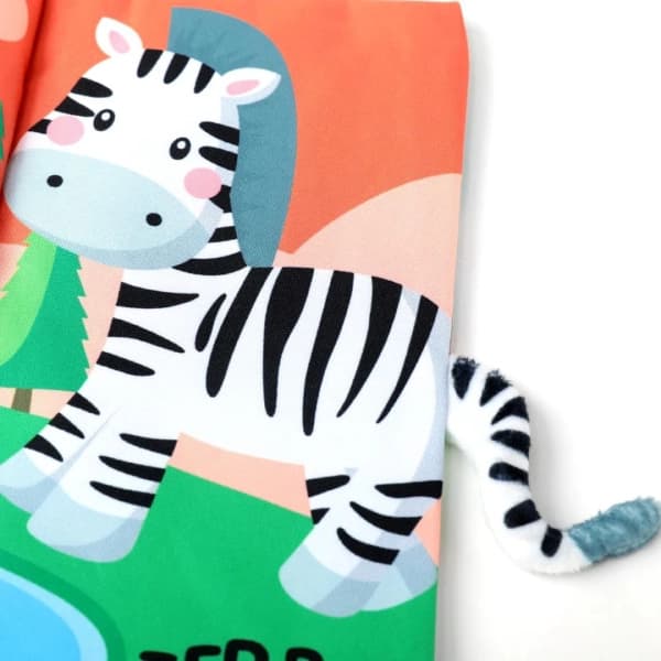 کتاب حمام نوزادی آموزشی طرح حیوانات اهلی tiibaby — تصویر ۳