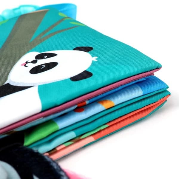 کتاب حمام نوزادی آموزشی طرح حیوانات اهلی tiibaby — تصویر ۲