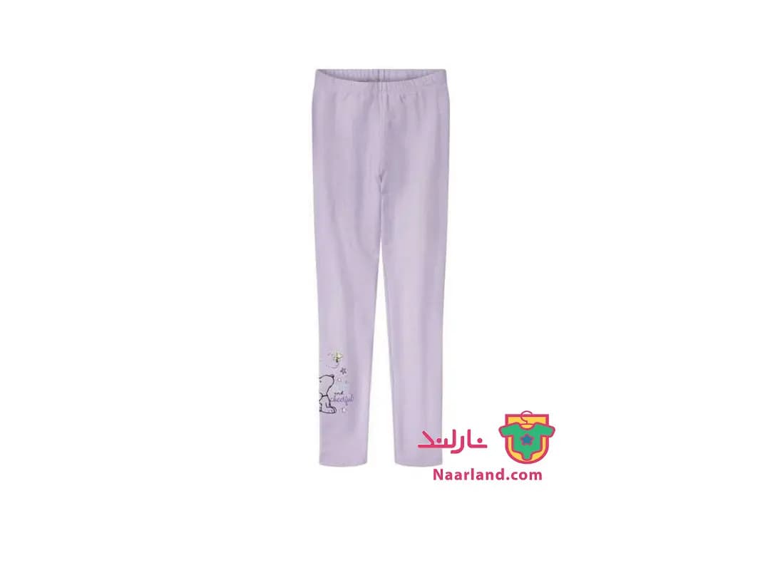 شلوار نخی داخل کرکی دخترانه لیدل آلمان طرح اسنوپی