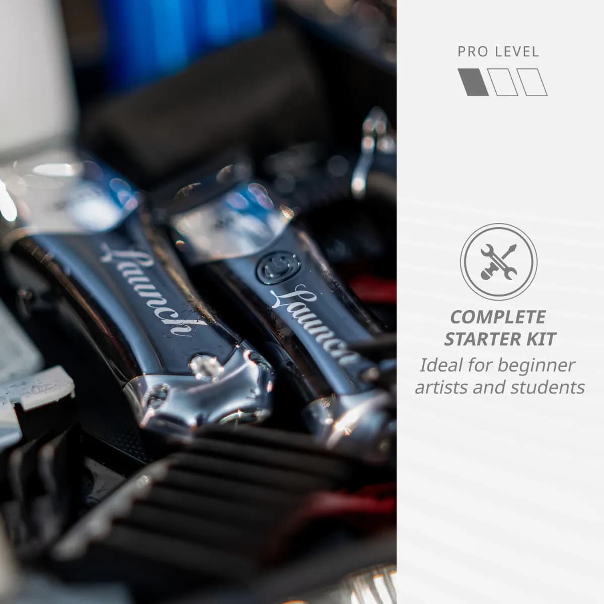 ماشین اصلاح و تریمر وال Launch Combo مدل 08001 | ست اصلاح حرفهای — تصویر ۲