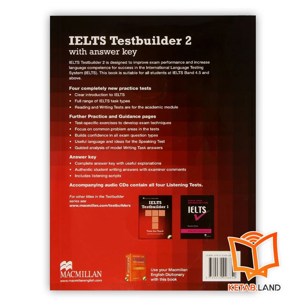 کتاب 2 IELTS TestBuilder — تصویر ۲