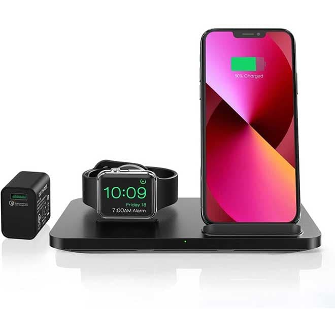 پایه شارژر بی سیم سریع سنئو Seneo WaveMat 193 Fast Wireless Charger Stand