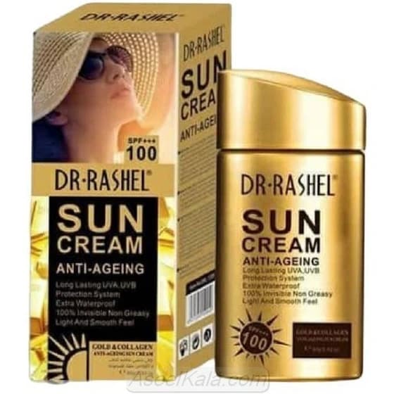 ضد آفتاب بی رنگ دکتر راشل DR.RASHEL SPF+++100