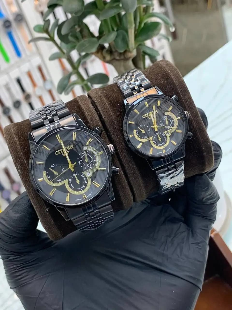 ساعت مچی زنانه یا مردانه مارک سیتیزن vip (مشکی) کد 4711 — تصویر ۳