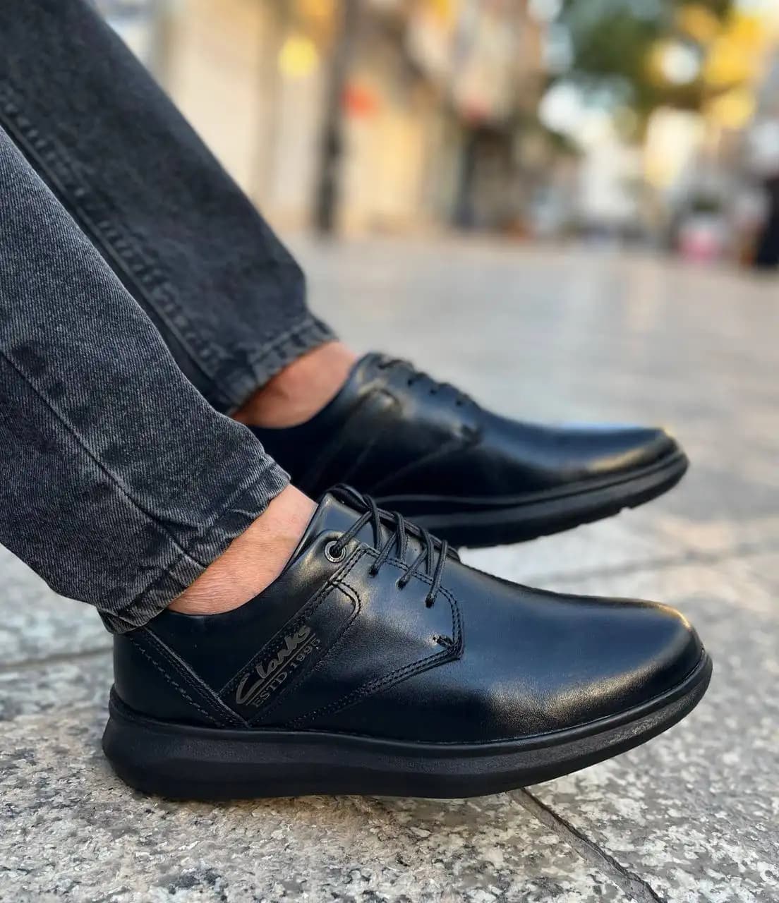 کفش چرم کلارک کد 4683 — تصویر ۵