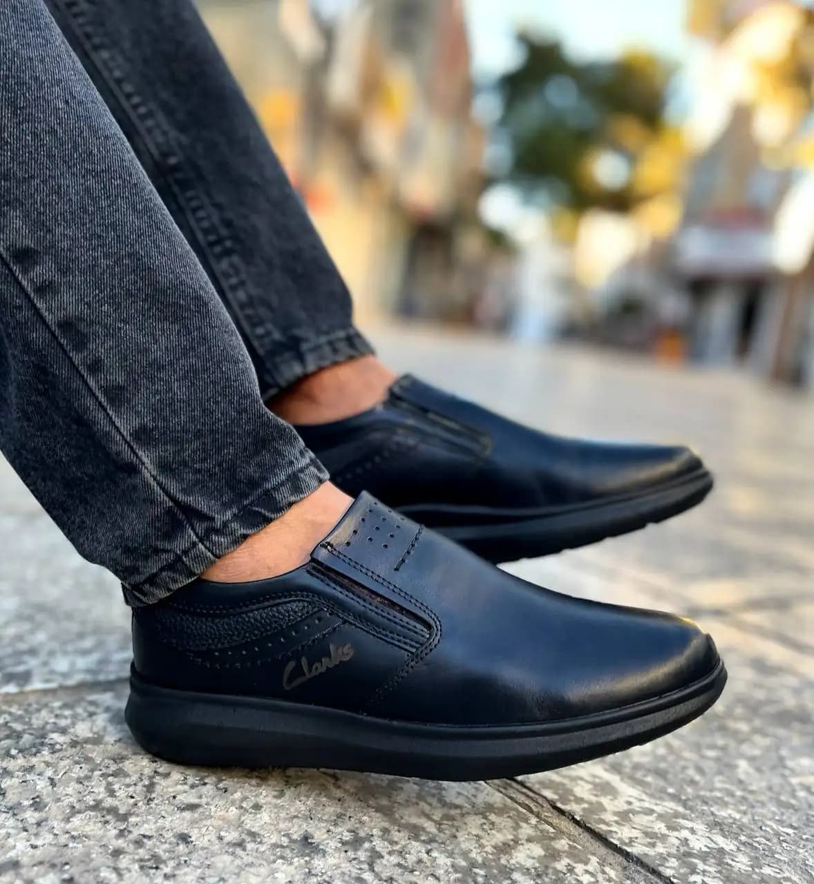 کفش چرم کلارک کد 4682 — تصویر ۷