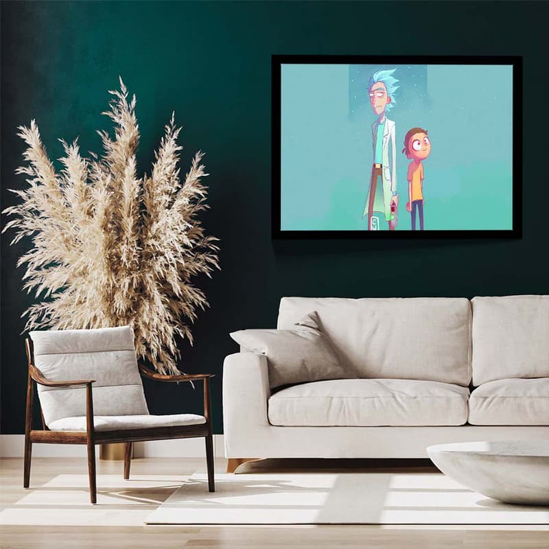 تابلو مدل rick and morty کد F-15030 — تصویر ۳