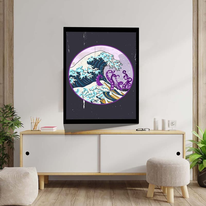 تابلو مدل GREAT WAVE کد F-7002 — تصویر ۴