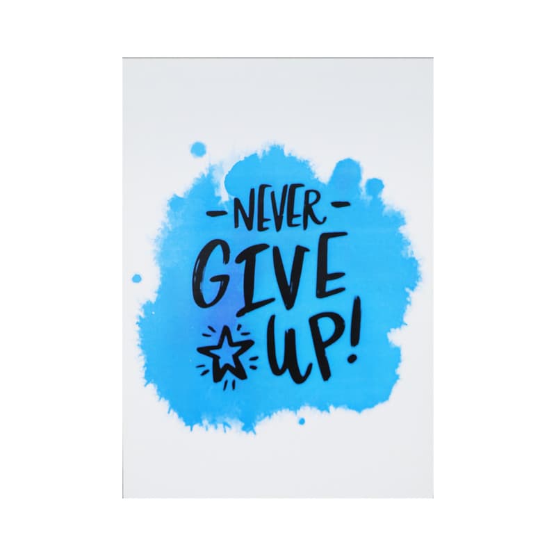تابلو طرح Never Give Up مدل PrNvrGU2b — تصویر ۳
