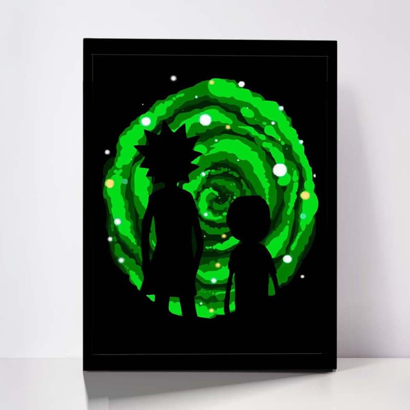 تابلو مدل Rick Morty کد F-1041