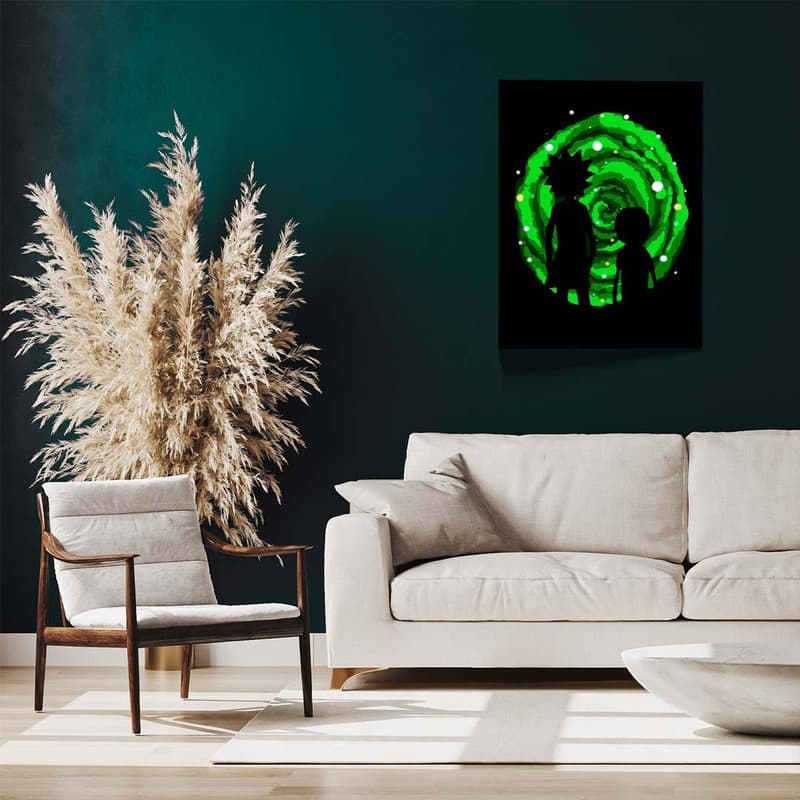 تابلو مدل Rick Morty کد F-1041 — تصویر ۳