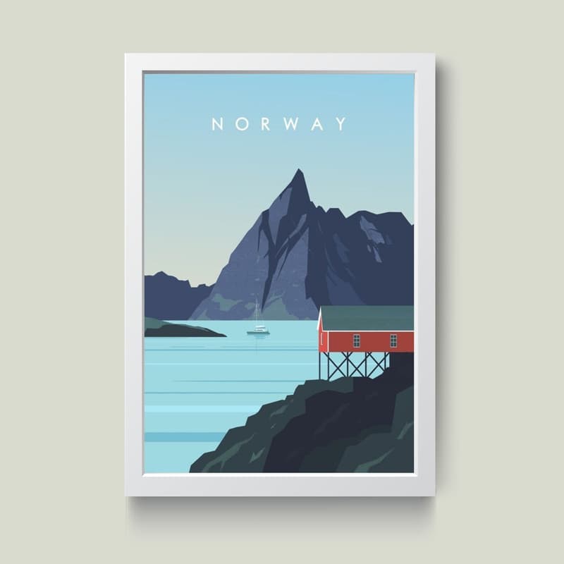 تابلو مدل نروژ Norway کد m2479-w