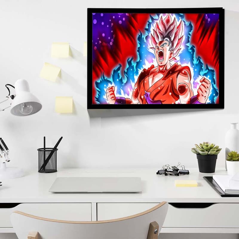 تابلو مدل goku kaioken کد F-12042 — تصویر ۶