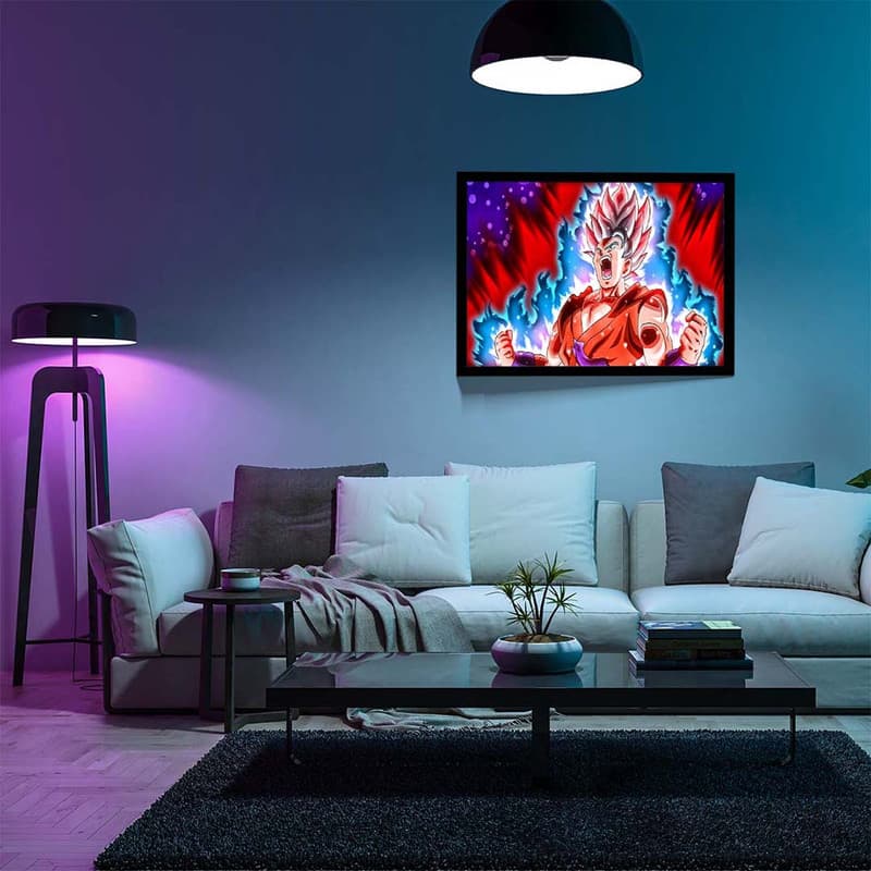 تابلو مدل goku kaioken کد F-12042 — تصویر ۷