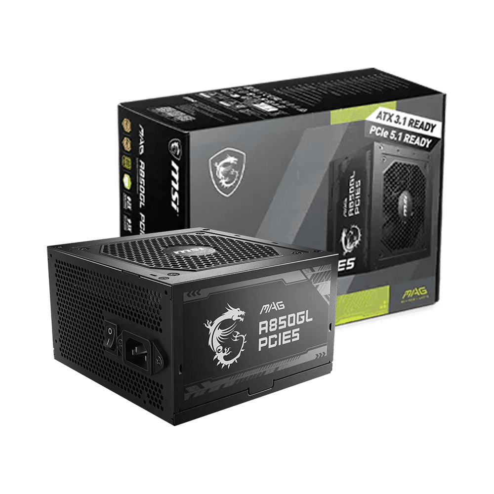 پاور ماژولار ام اس ای مدل MAG A850GL 850W PCIE5