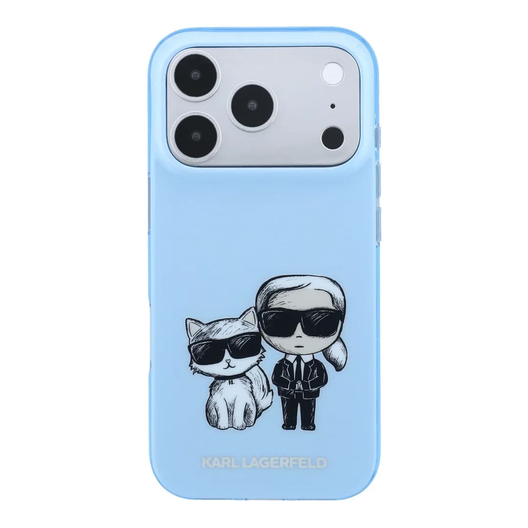 قاب کارل لاگرفلد Karl Lagerfel Smooth MagSafe Transparent Karl & Choupette Bodies Sketch — تصویر ۲