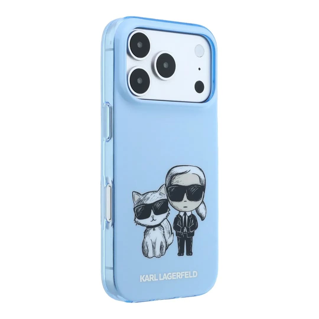 قاب کارل لاگرفلد Karl Lagerfel Smooth MagSafe Transparent Karl & Choupette Bodies Sketch — تصویر ۳