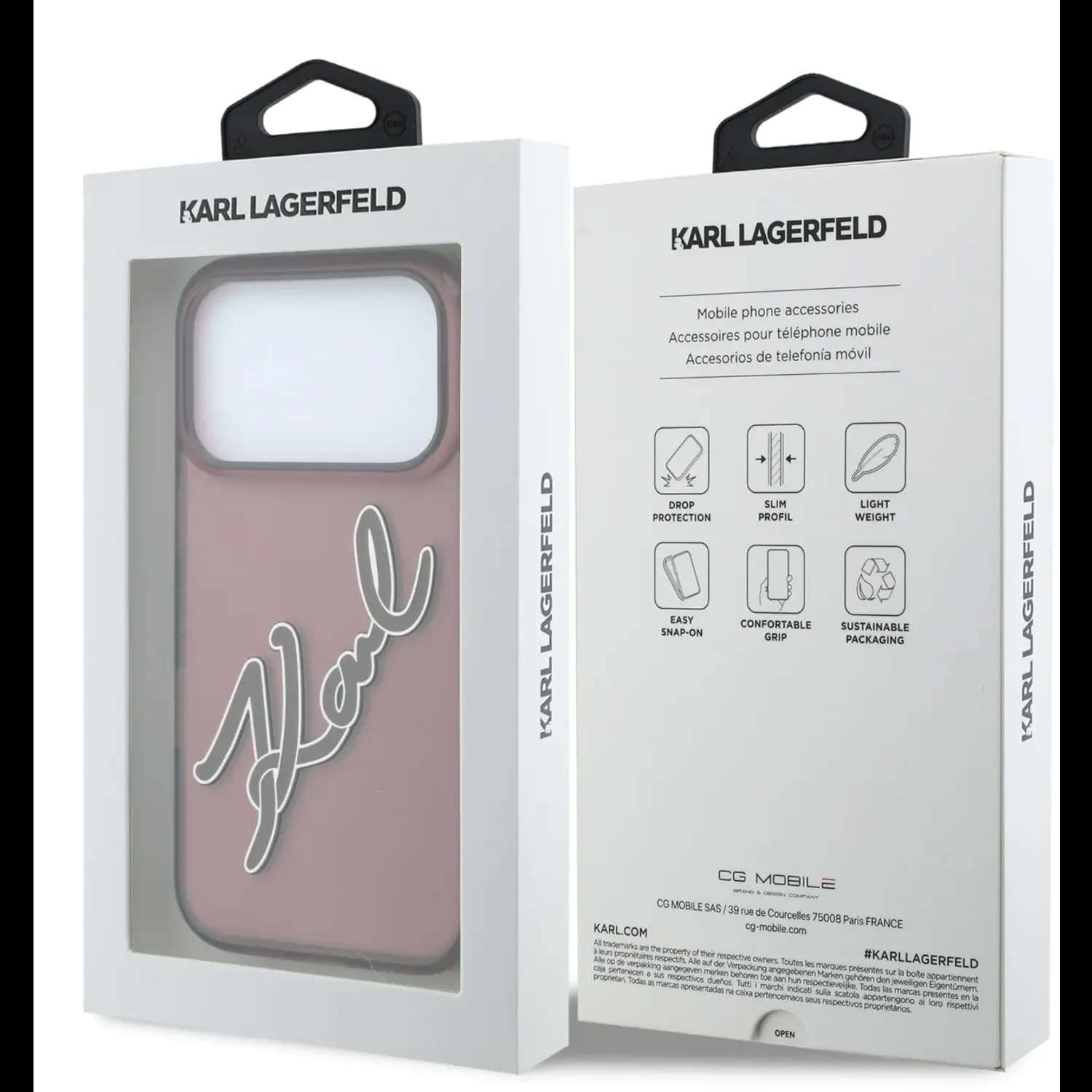 قاب کارل لاگرفلد Karl Lagerfel Big Signature Resin Logo — تصویر ۵