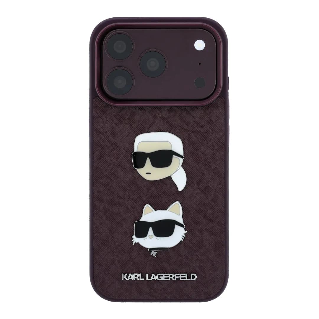 قاب کارل لاگرفلد Karl Lagerfeld با گربه Iphone سری 17 & 18 — تصویر ۲