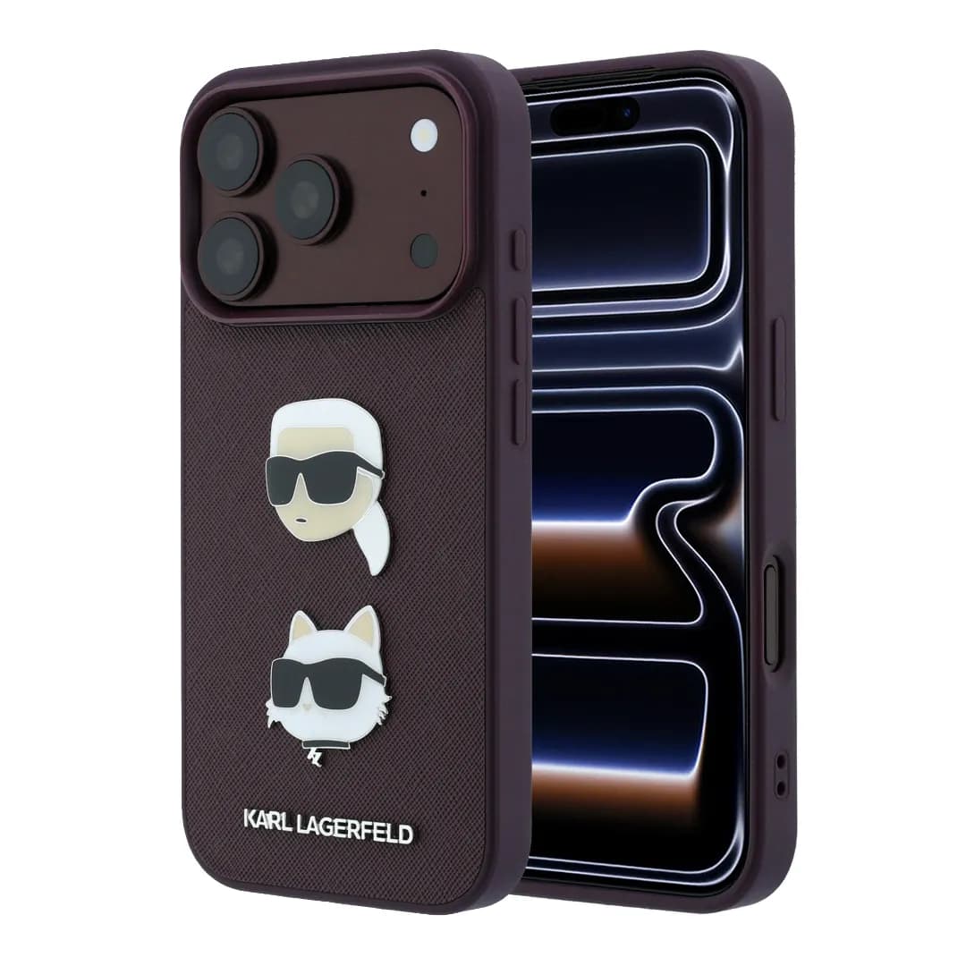 قاب کارل لاگرفلد Karl Lagerfeld با گربه Iphone سری 17 & 18