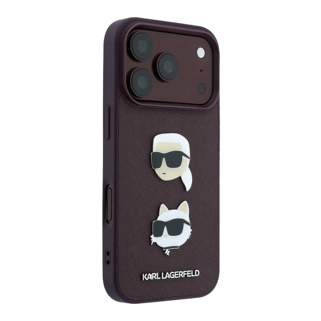قاب کارل لاگرفلد Karl Lagerfeld با گربه Iphone سری 17 & 18 — تصویر ۳