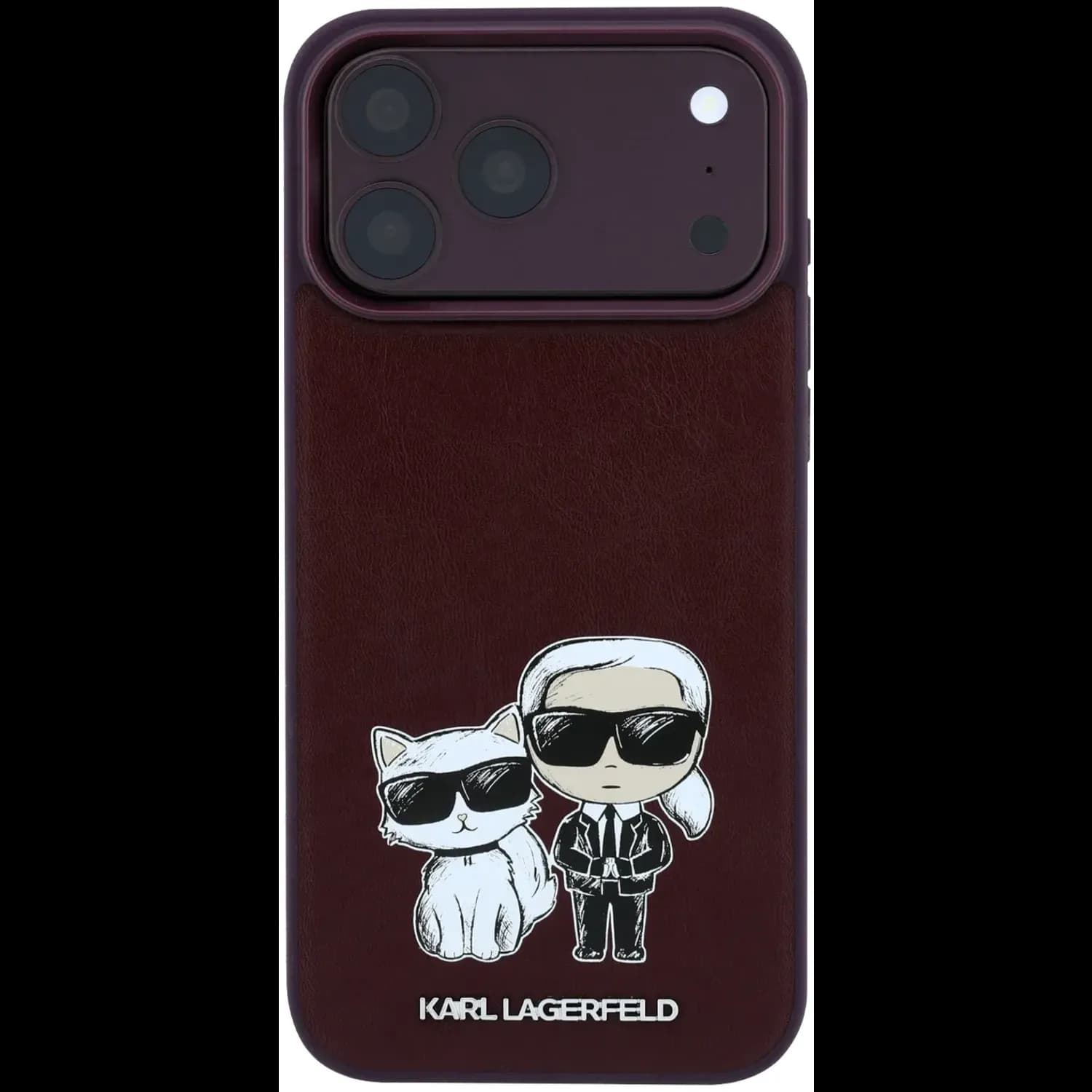 قاب کارل لاگرفلد Karl Lagerfel Smooth MagSafe PU Karl & Choupette Bodies Sketch — تصویر ۲