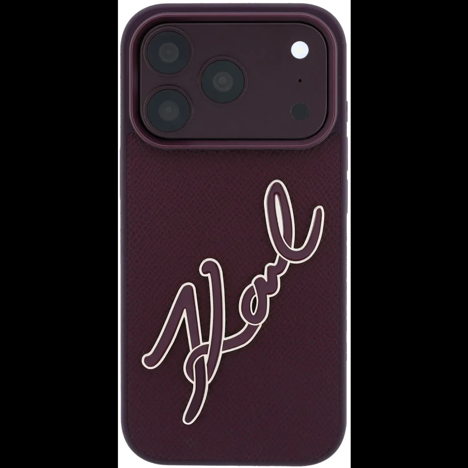 قاب کارل لاگرفلد Karl Lagerfel Leather Big Signature Resin Logo — تصویر ۲