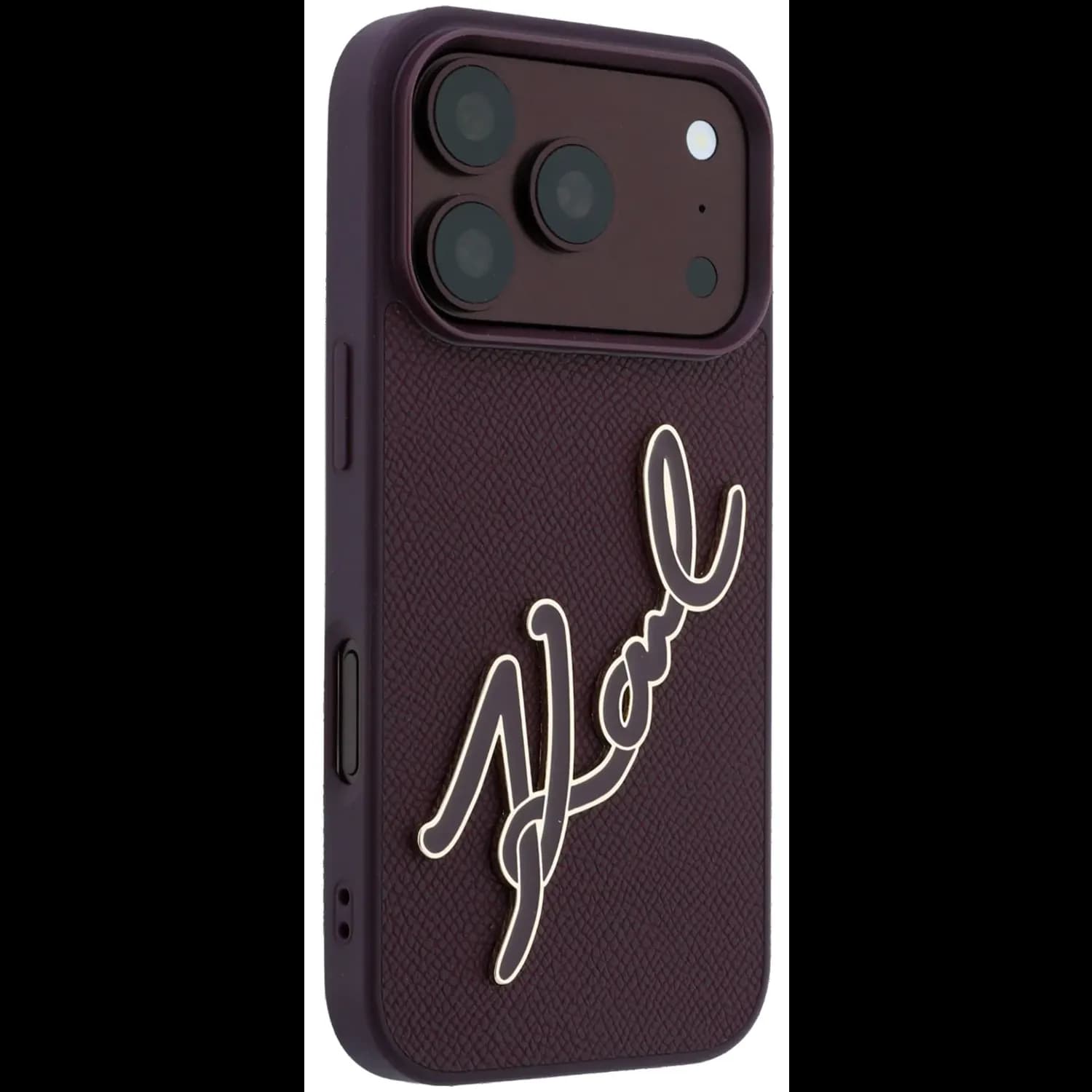 قاب کارل لاگرفلد Karl Lagerfel Leather Big Signature Resin Logo — تصویر ۳