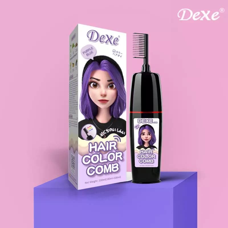 رنگ مو فوم دار شانه دار دکسی Dexe حجم 200 میل — تصویر ۶