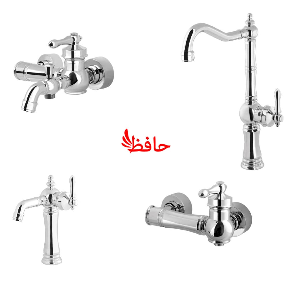 ست شیرآلات سمپو مدل نویان کروم