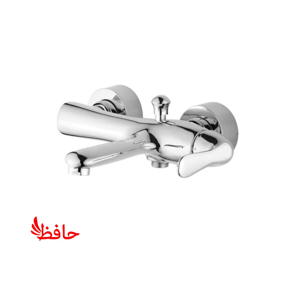 شیر حمام سمپو مدل آراد سفید طلایی