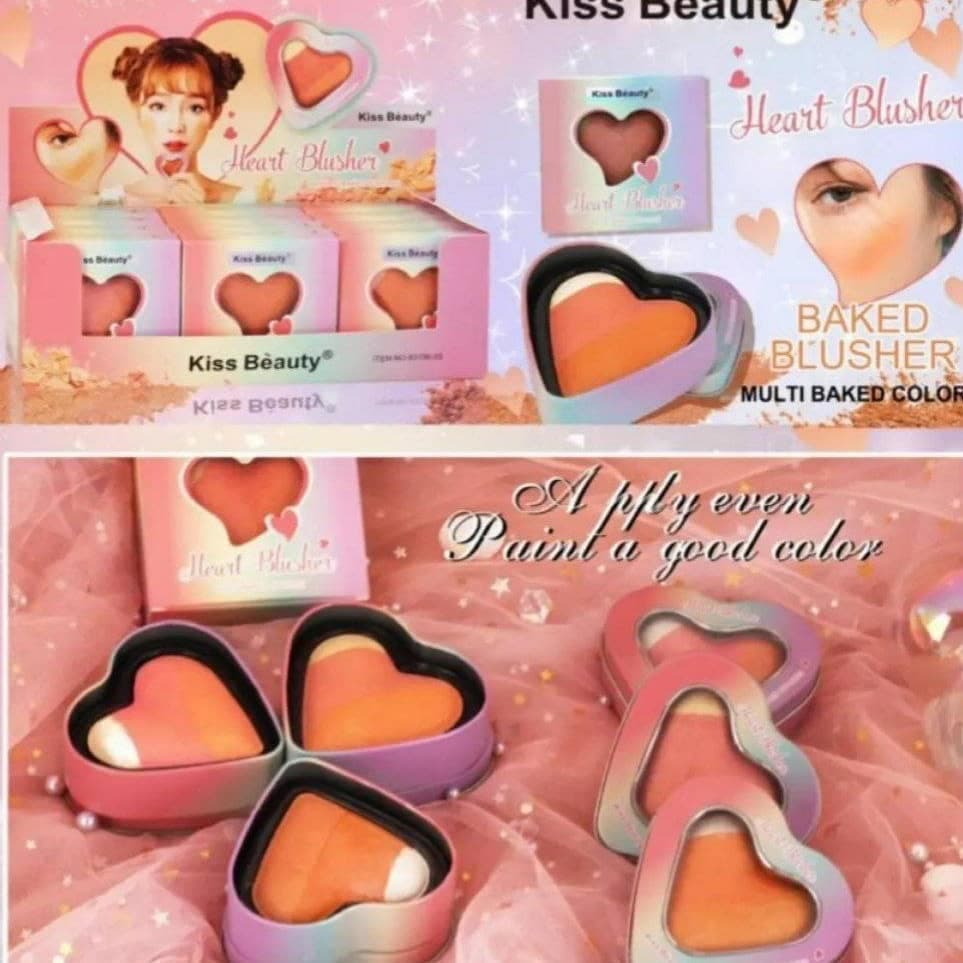 رژگونه و هایلایتر کیس بیوتی kiss beauty — تصویر ۸