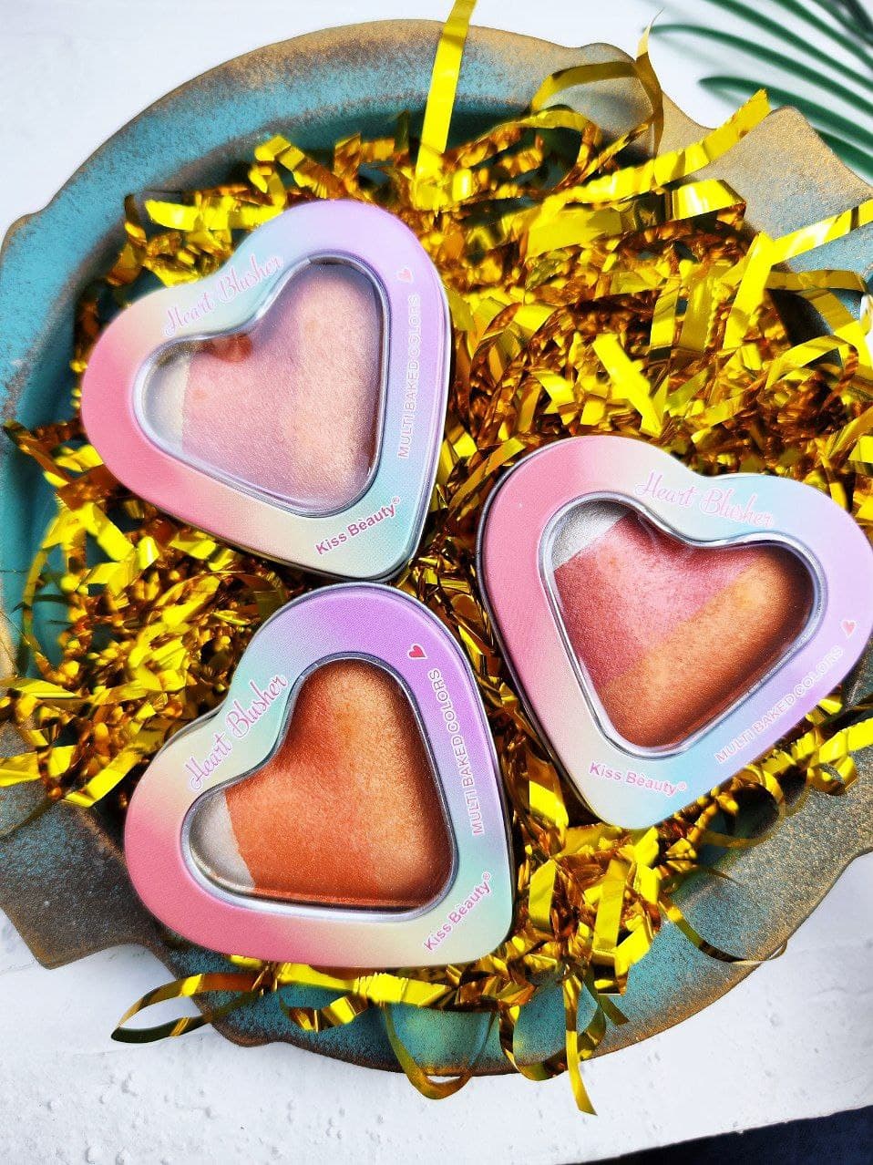رژگونه و هایلایتر کیس بیوتی kiss beauty — تصویر ۶