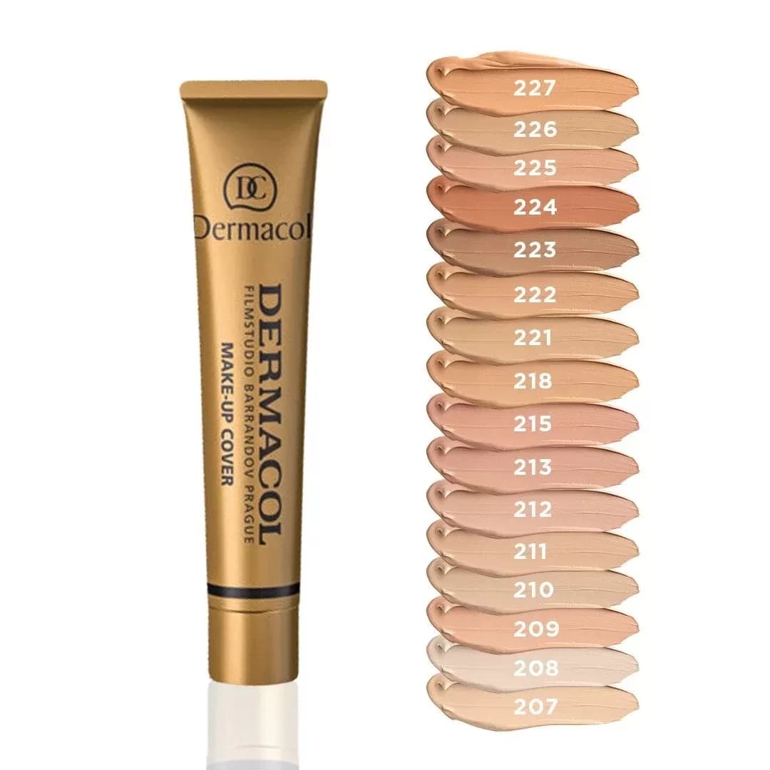 کرم پودر میکاپ کاور درماکول(فول کاور )DERMACOL MAKEUP COVER — تصویر ۲