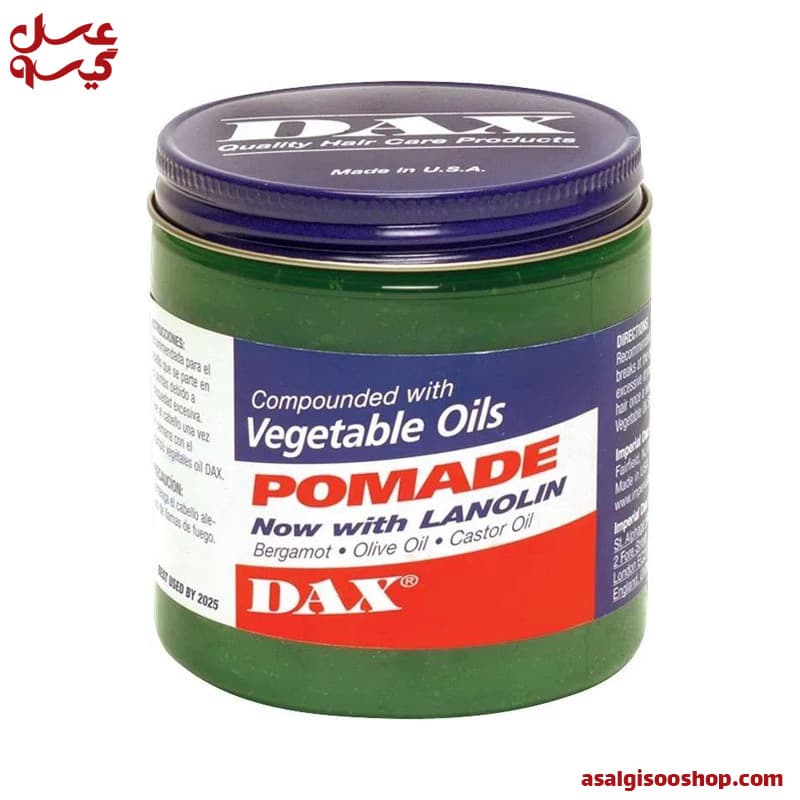 پماد حالت دهنده مو داکس DAX Pomade وزن 213 گرم / کد 1085