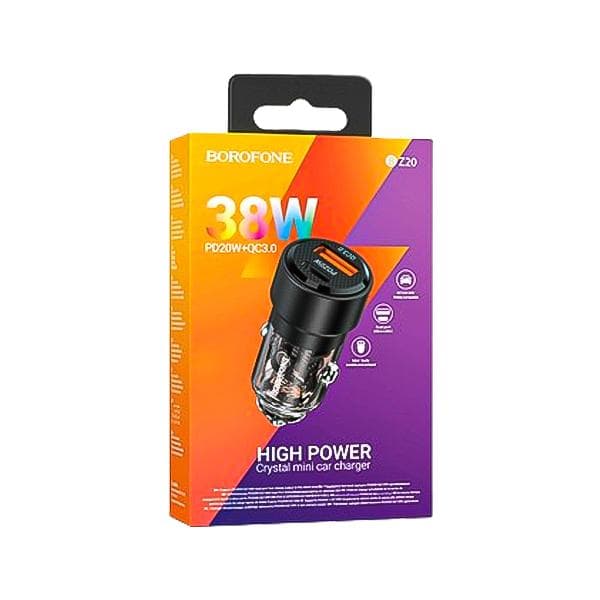 شارژر فندکی PD/QC3 38W بروفون مدل BZ20 — تصویر ۲