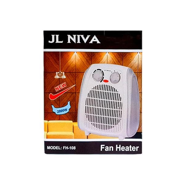 بخاری برقی فن دار JL-NIVA مدل FH-108 — تصویر ۲