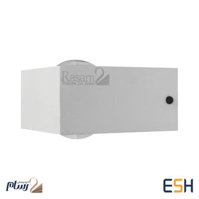چراغ دکوراتیو IP65 دوطرفه لنزدار 6 وات رسام RL207-2 — تصویر ۲