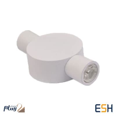 چراغ دکوراتیو گرد دوطرفه کد RL204-2 لوله بلند رسام — تصویر ۳