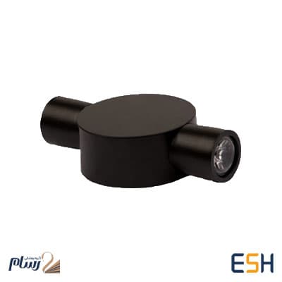 چراغ دکوراتیو گرد دوطرفه کد RL204-2 لوله بلند رسام