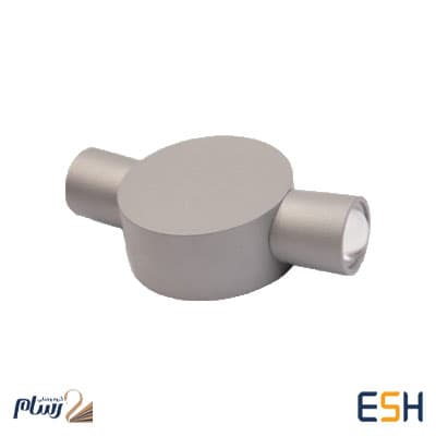 چراغ دکوراتیو گرد دوطرفه کد RL204-2 لوله بلند رسام — تصویر ۵
