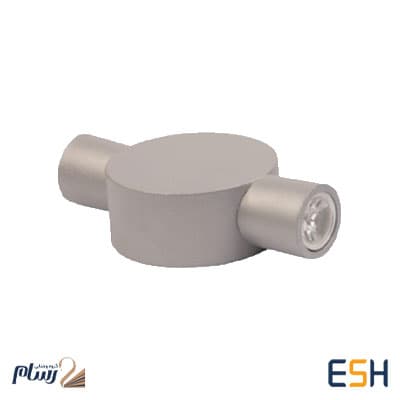 چراغ دکوراتیو گرد دوطرفه کد RL204-2 لوله بلند رسام — تصویر ۴