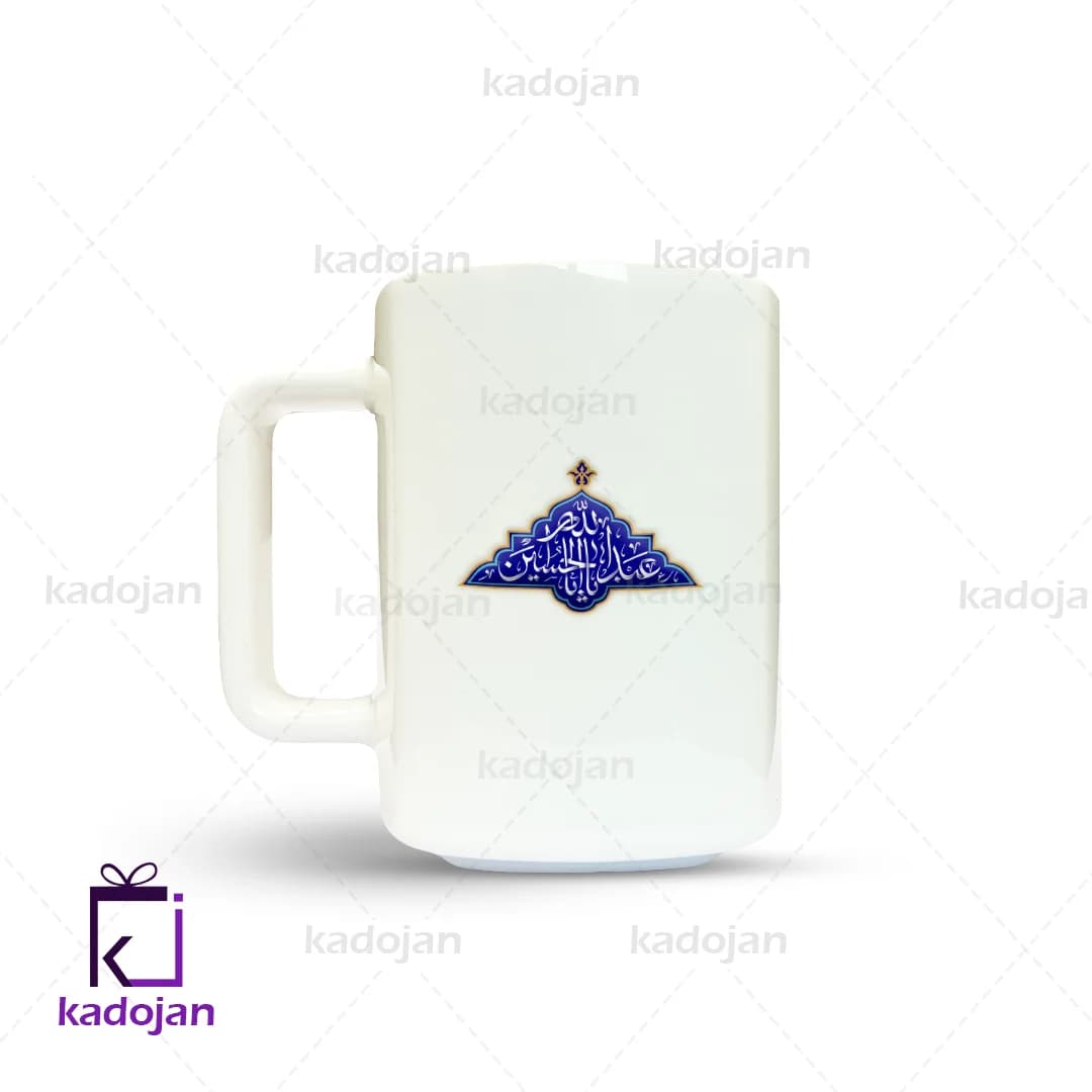 ماگ مذهبی طرح یا ابا عبدالله الحسین کد 1058