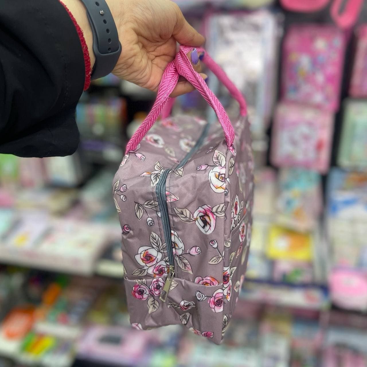 کیف ظرف غذا طرح گل — تصویر ۲