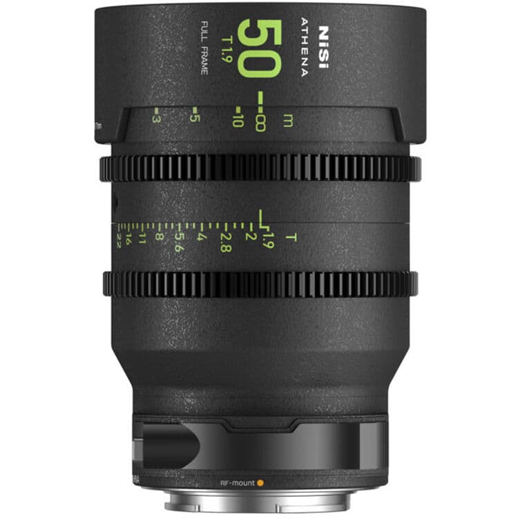 لنز سینمایی آتنا پرایم نیسی Nisi Athena Prime 50mm T1.9 (مانت E-RF-PL-G-L ، فیلتر Drop In )