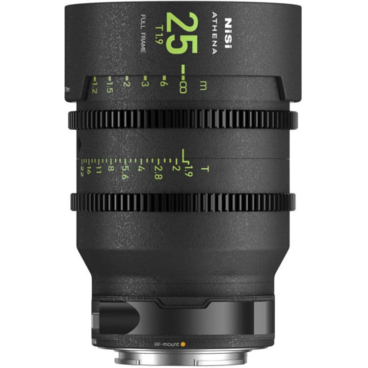 لنز سینمایی آتنا پرایم نیسی Nisi Athena Prime 25mm T1.9 (مانت E-RF-PL-G-L ، فیلتر Drop In )