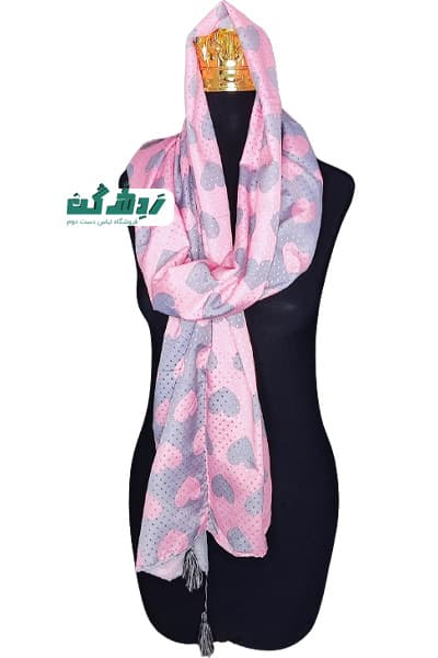 شال طرح قلب زنانه دست دوم